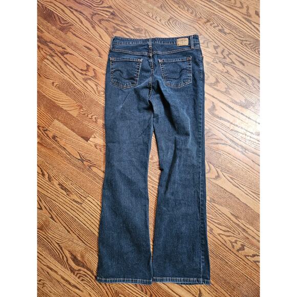 Levi Strauss Signature Womens At Waist Bootcut Jeans Blue Denim Classic Fit- 10 - Picture 6 of 7